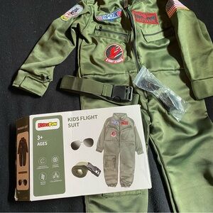 NWT UNISEX Flight/Pilot Halloween Costume for Kids, Size Small 3 - 5
